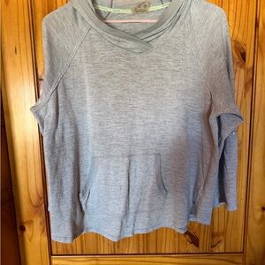 Calvin Klein  Lightweight Gray Hoodie - Women